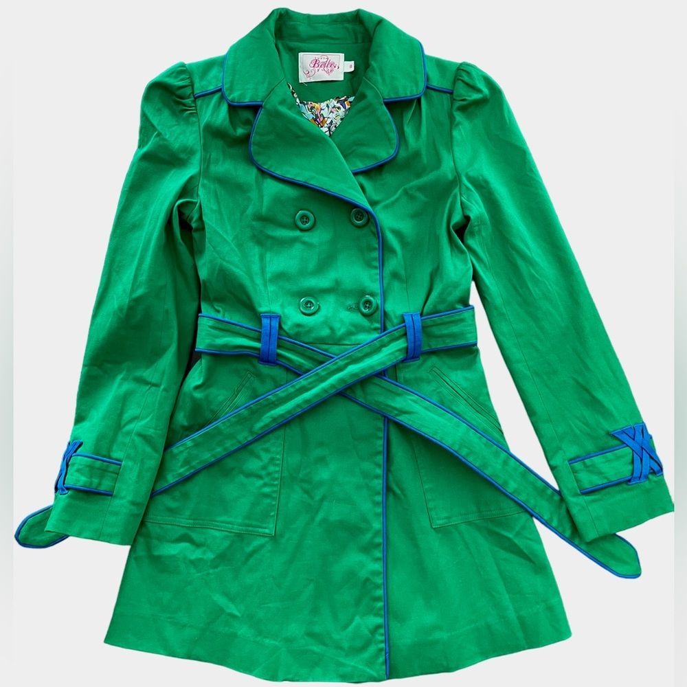 ModCloth Ruby Belle Vintage Trench Coat Size 4 US